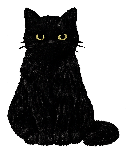 物語のそばにいる黒猫